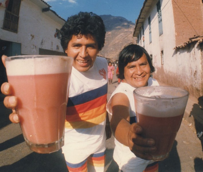 青蛙 口味/环球摄影：秘鲁出售奇特青蛙汁饮料